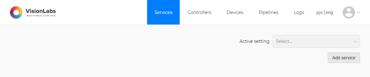 Figure 2. English interface