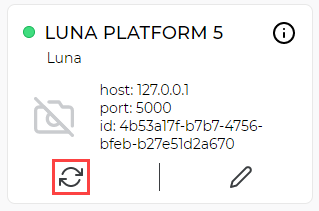 Figure 26. Restarting the component