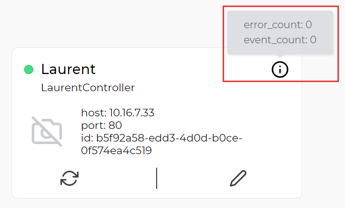 Figure 19. Additional information about component Parameters