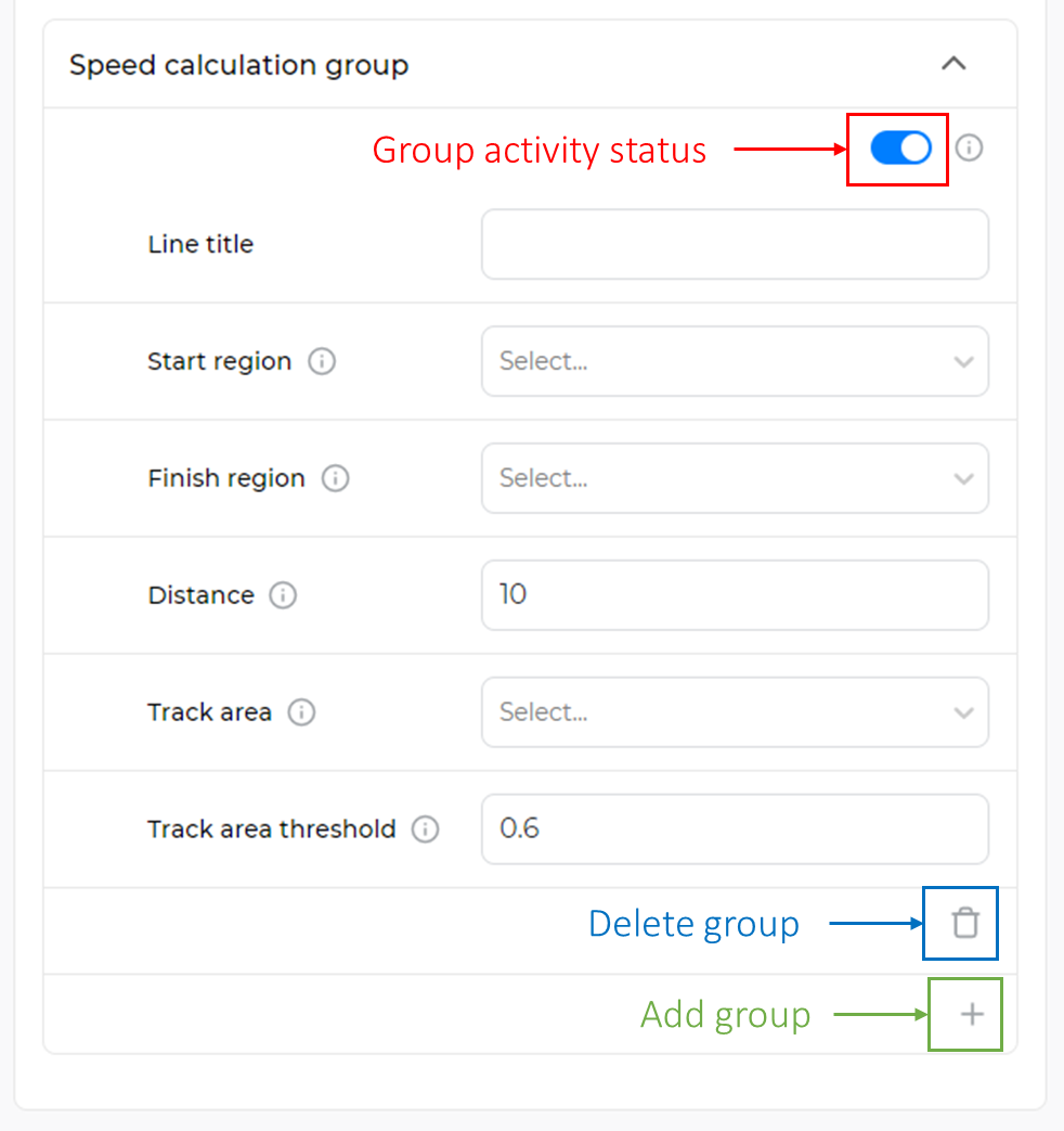 Speed calculation group