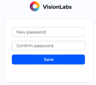 Password creation window