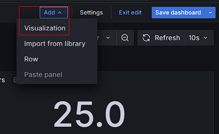 Visualization button