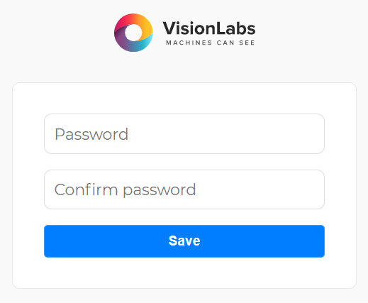 Password creation form