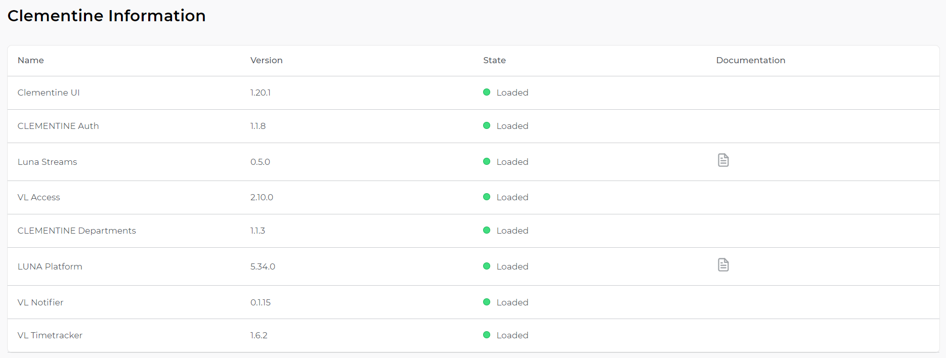 “Monitoring” section