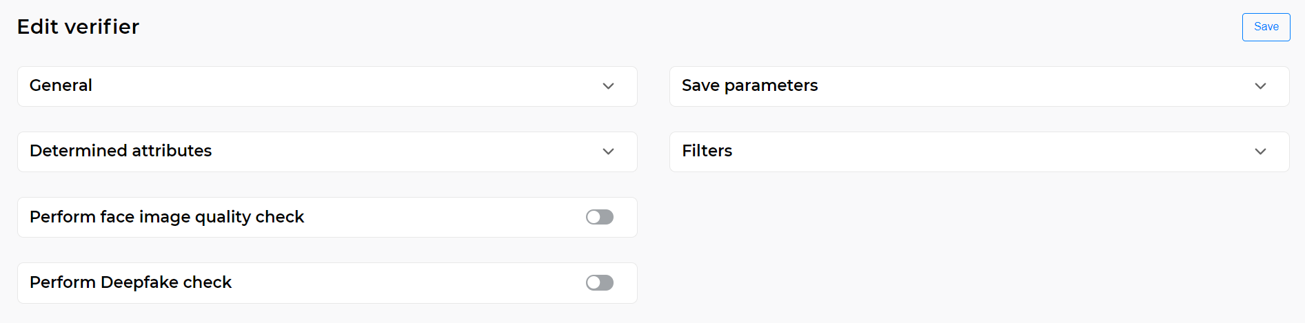 “Edit verifier” form