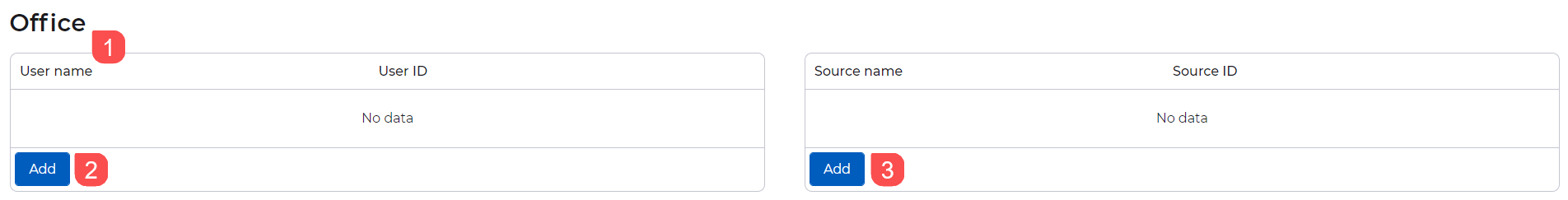 Department form