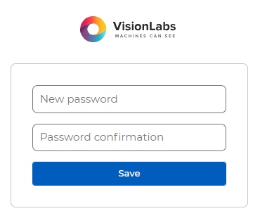 Form for creating a password