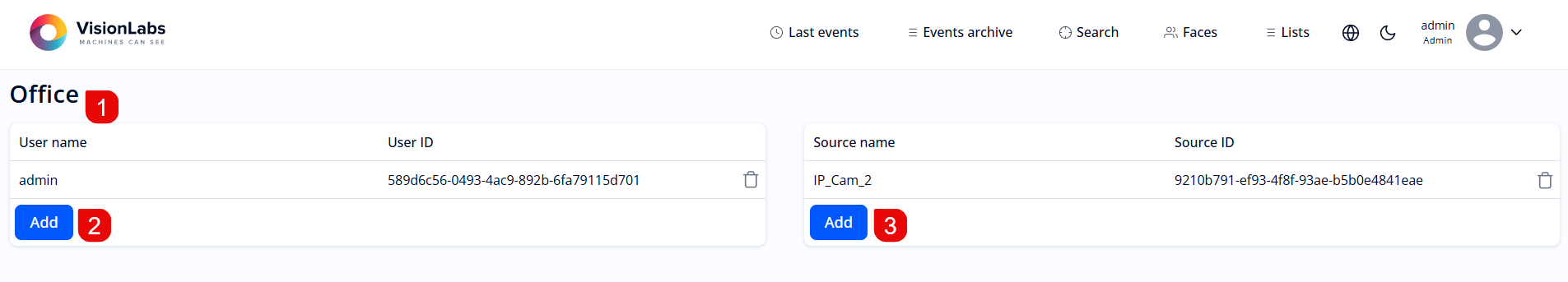 Department form