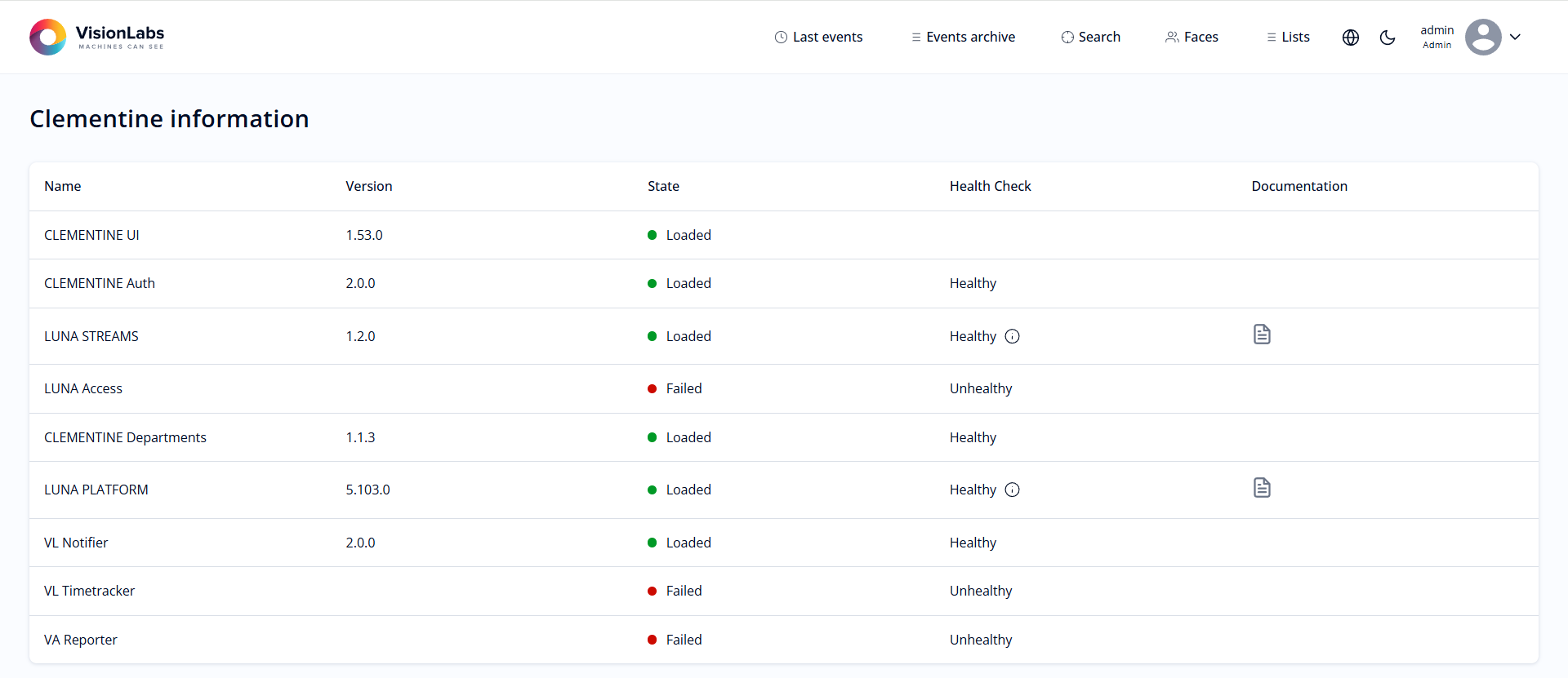 Figure 118. “Monitoring” section