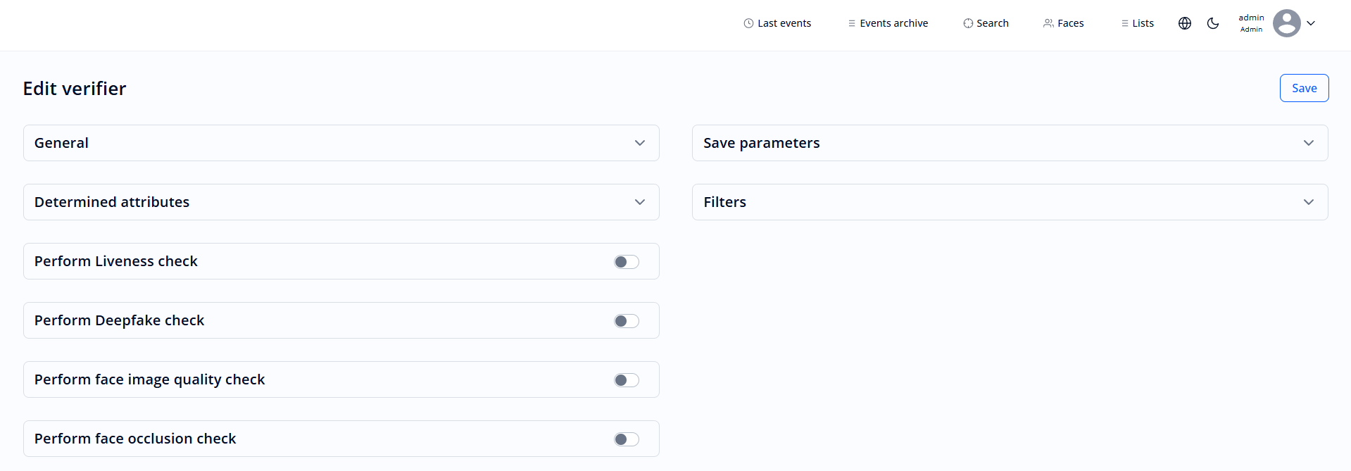 “Edit verifier” form