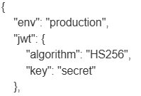 Selecting the operating mode and configuring the JWT package