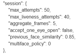 Session parameters
