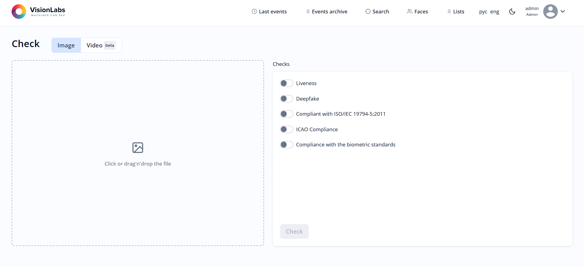“Checks” section